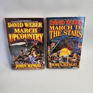 Vintage David Weber & John Ringo hardback book bundle